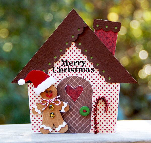 Gingerbread House  {November CupCards to Go}