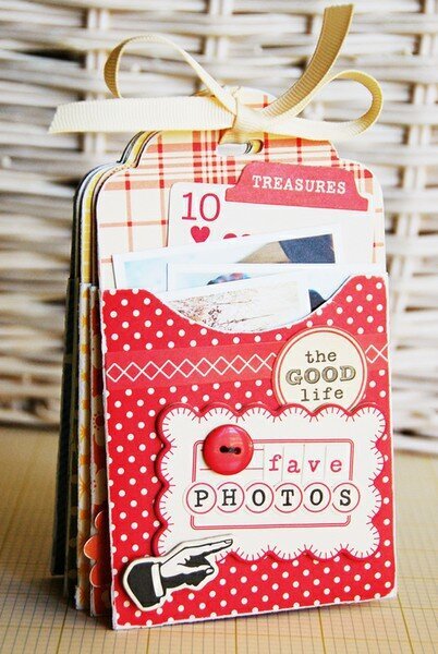 Fave Photos pocket tag mini  **October Afternoon**