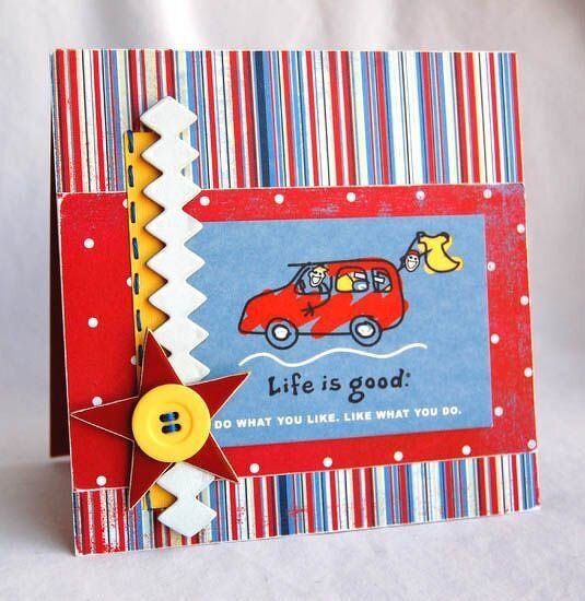 Life is good.  {Sketch This: Cards  #38}