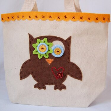 Owl Tote  *CREATIVE CAFE / ACCUCUT*