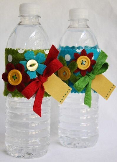 Water Bottle Favors  *CREATIVE CAFE*