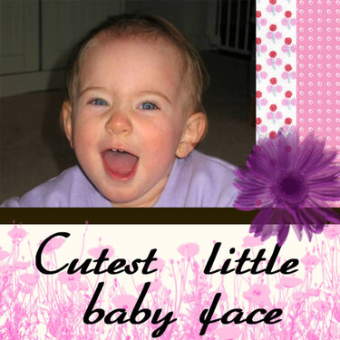 cutest little baby face