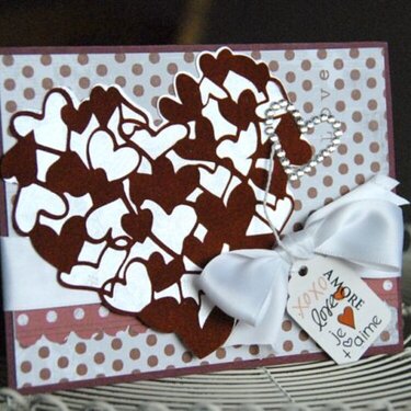Cricut Heart Valentine Card