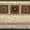 pink quilled flowers