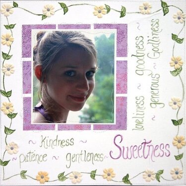 kindness, Sweetness, loveliness