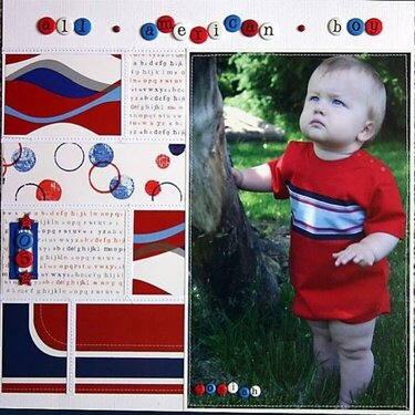 New Queen &amp; Co. ** Patriotic Line ** All American Boy