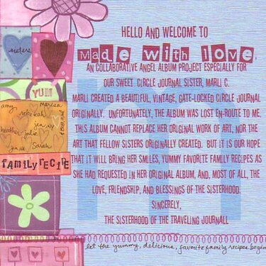 MWL -- Welcome Letter
