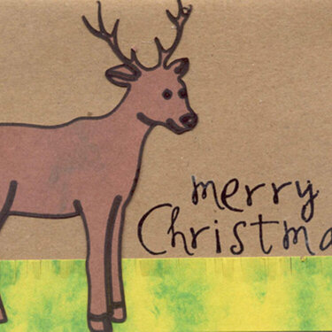 Merry Christmas Card-Cricut