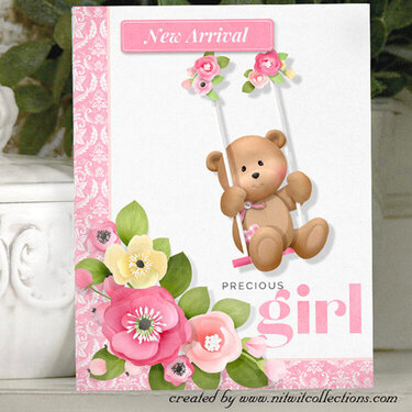 A Pretty Pink Baby Girl Shower Invitation