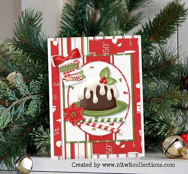Baked with Love Christmas Card