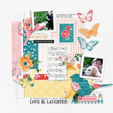 Collage Style Layout for Spring