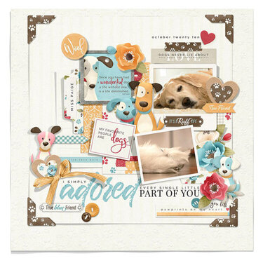 Capture Your Favourite Memory in a Dog Scrapbooking Layout