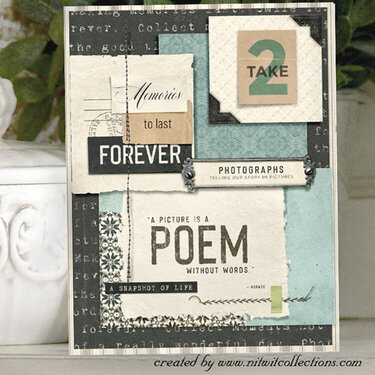 Vintage Card Making Idea