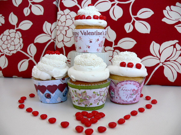Valentine Cupcake Wrappers
