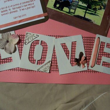 close up of the love stencils