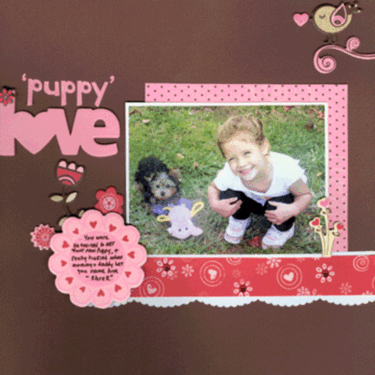 Puppy Love ***MY CREATIVE SCRAPBOOK