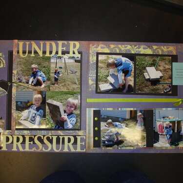 MY VERY FAVORITE!!!! Under Pressure Look at the pic with 6 cement blocks on the hose, what a kid!