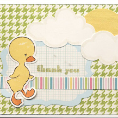 duck thank you card