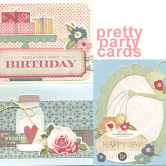 pretty party cards