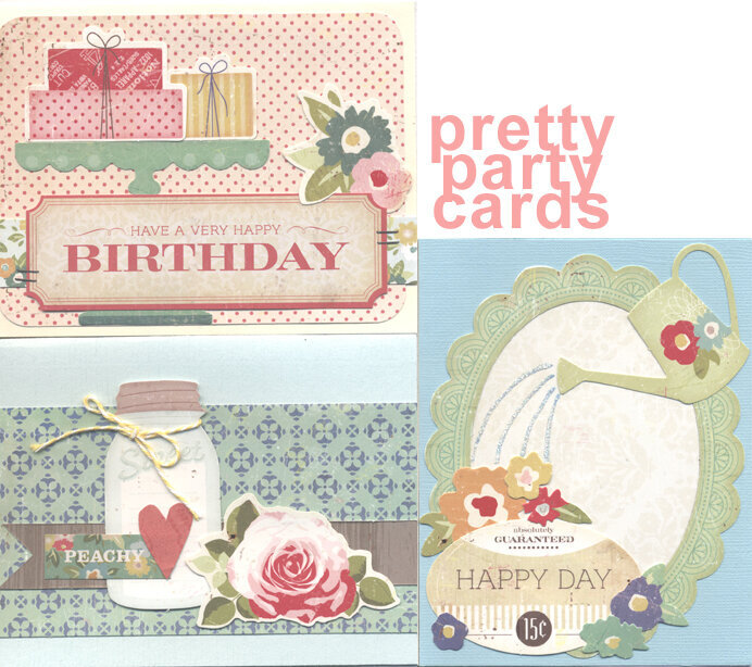 pretty party cards