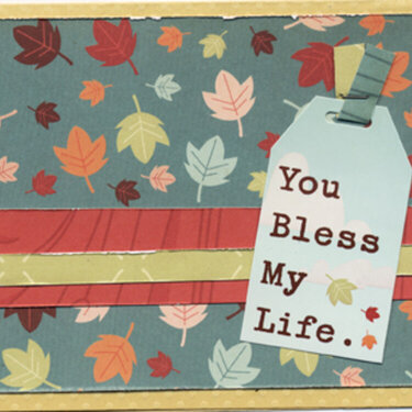 you bless my life card
