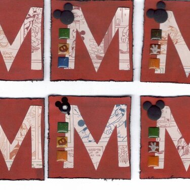 Letter Of A Word - M in Mickey