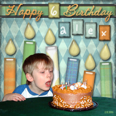 Alex 6th Birthday - PAGE 1