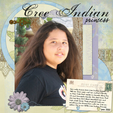 Cree Indian Princess