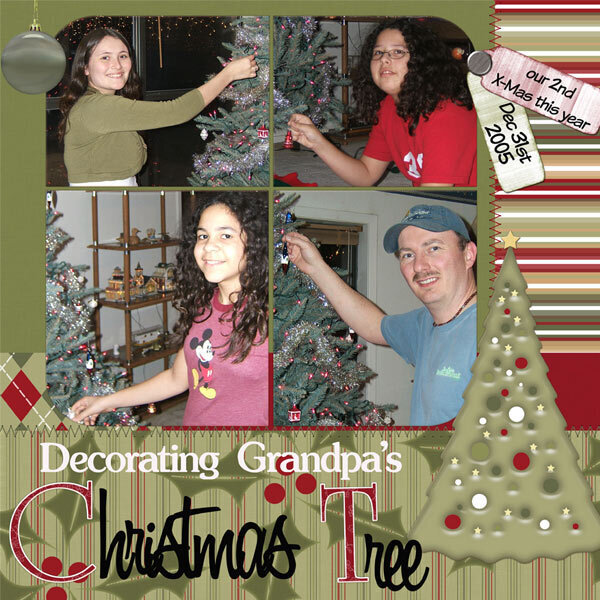 Decorating Grandpas Christmas tree page1