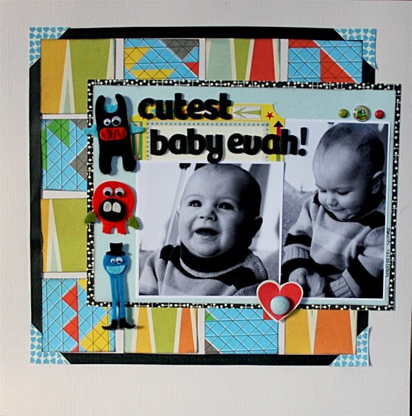 cutest baby evah!  *Back Porch Memories kit*