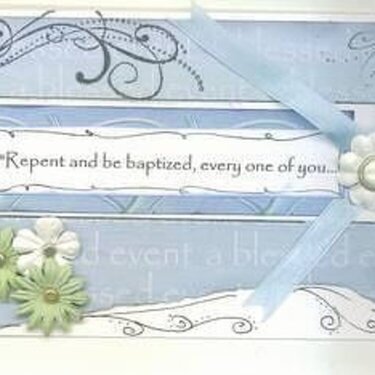 Baptism cards