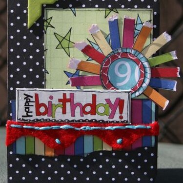 happy birthday card *Back Porch Memories kit club*