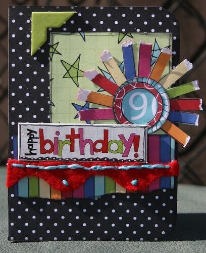 happy birthday card *Back Porch Memories kit club*
