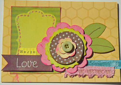 Hello Love Card {My Little Shoebox}