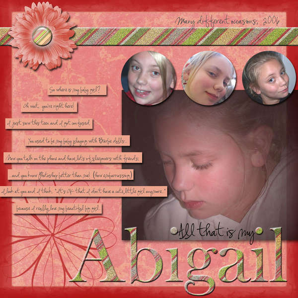 All that is my Abigail