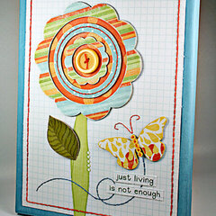 Flower Canvas ~ Scenic Route Chip Shapes Challenge