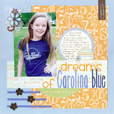 dreams of Carolina blue
