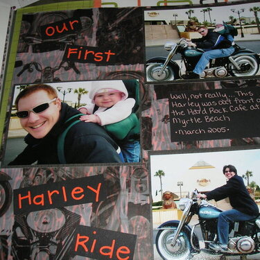 Our First harley ride
