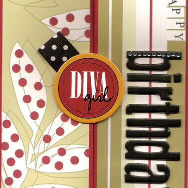 Diva Girl - card