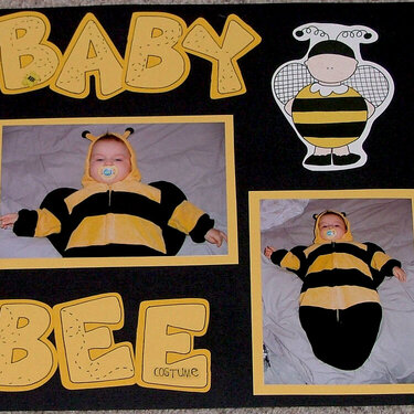 Baby Bee Costume left side