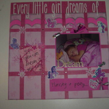 Every Little Girl... (Memory Board Page)