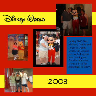 Disney World 2003
