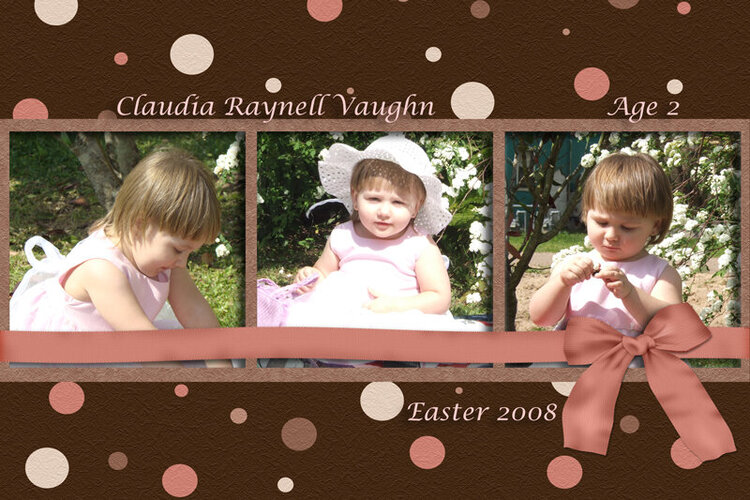 Claudia - Easter 08