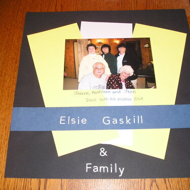 Elsie Gaskill and Family