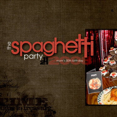 the spaghetti party