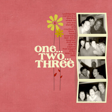 one, two, three