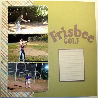 Frisbee GOLF