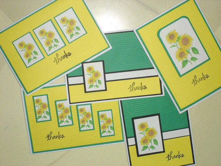 Sunflower Thank-You Cards