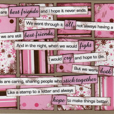 Best Friend Poem (framed)