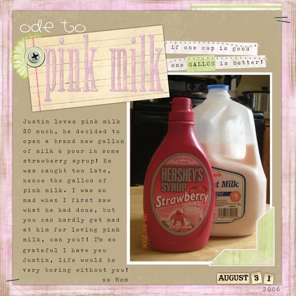 Ode to Pink Milk